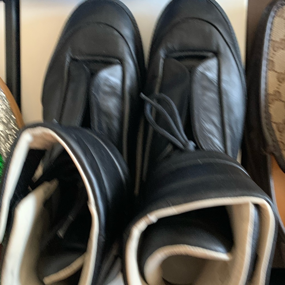 Maison Margiela’s hightop sneakers.